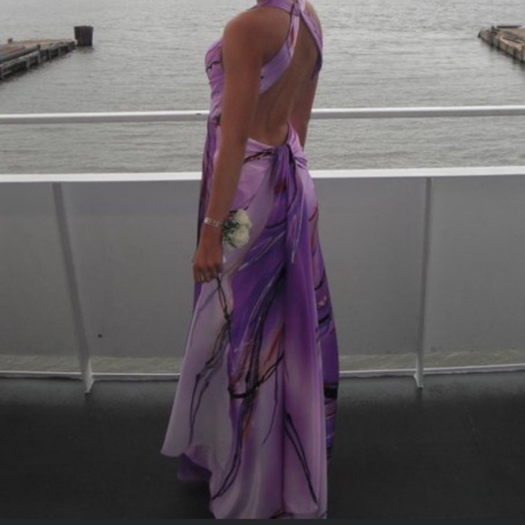 Purple Prom Dress - Picture 7 of 8